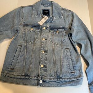 Abercrombie & Fitch Light Blue Denim Jacket men’s